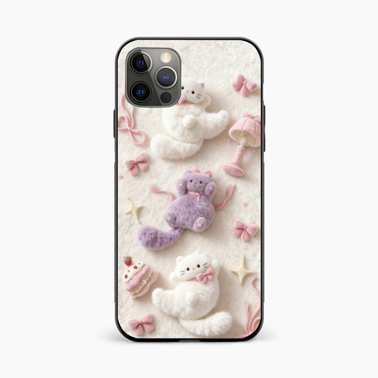 Fluffy Kitty 12 Pro Back Cover