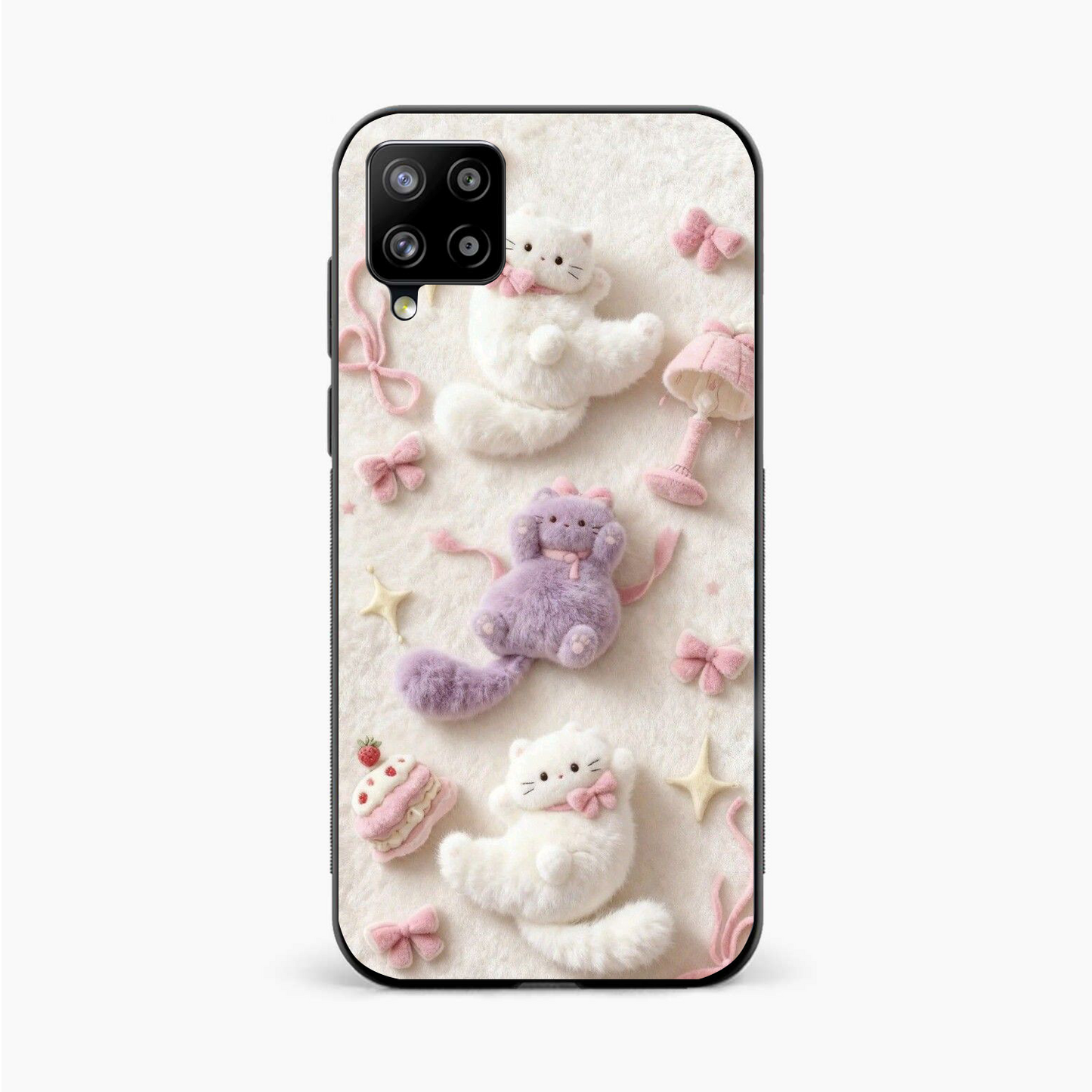 Fluffy Kitty Samsung A12 Nacho Back Cover