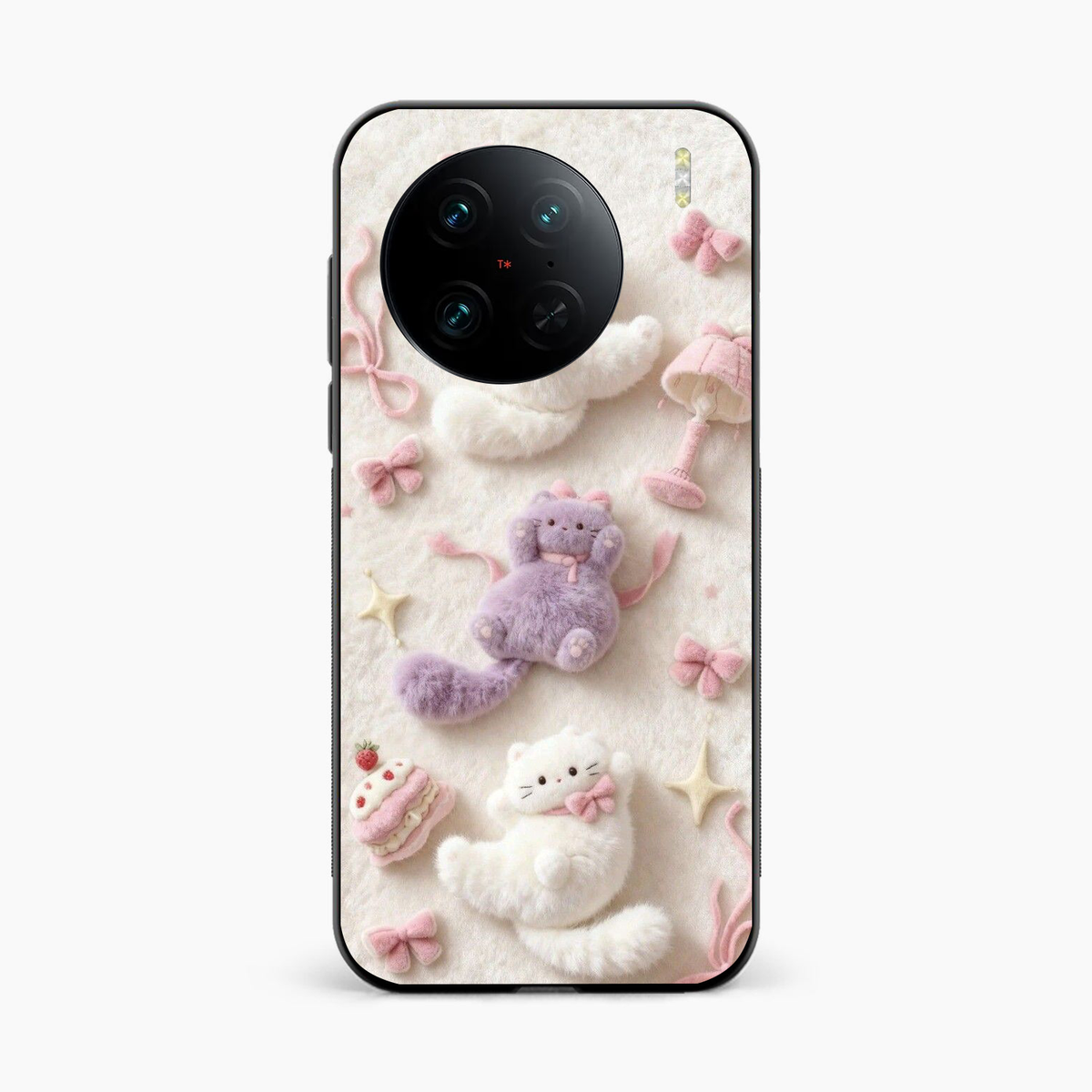 Fluffy Kitty Vivo X90 Back Cover