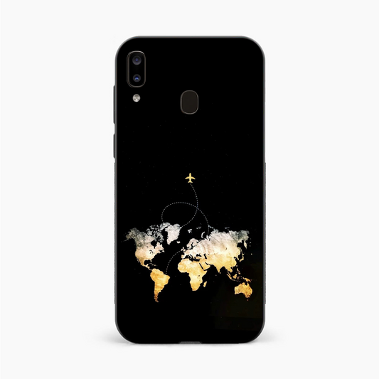 Fly Across The World Samsung A20 Back Cover
