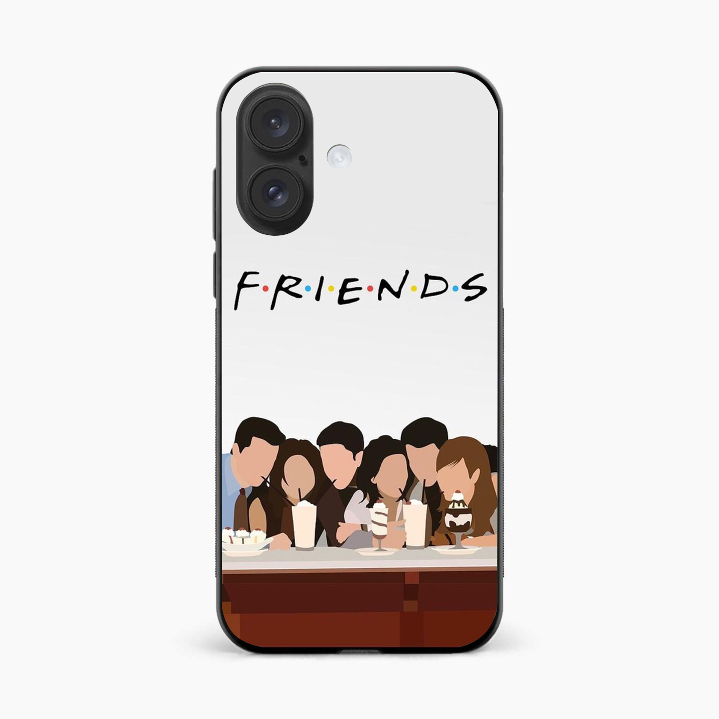 Friends Forever Vibes iPhone 16 Back Cover