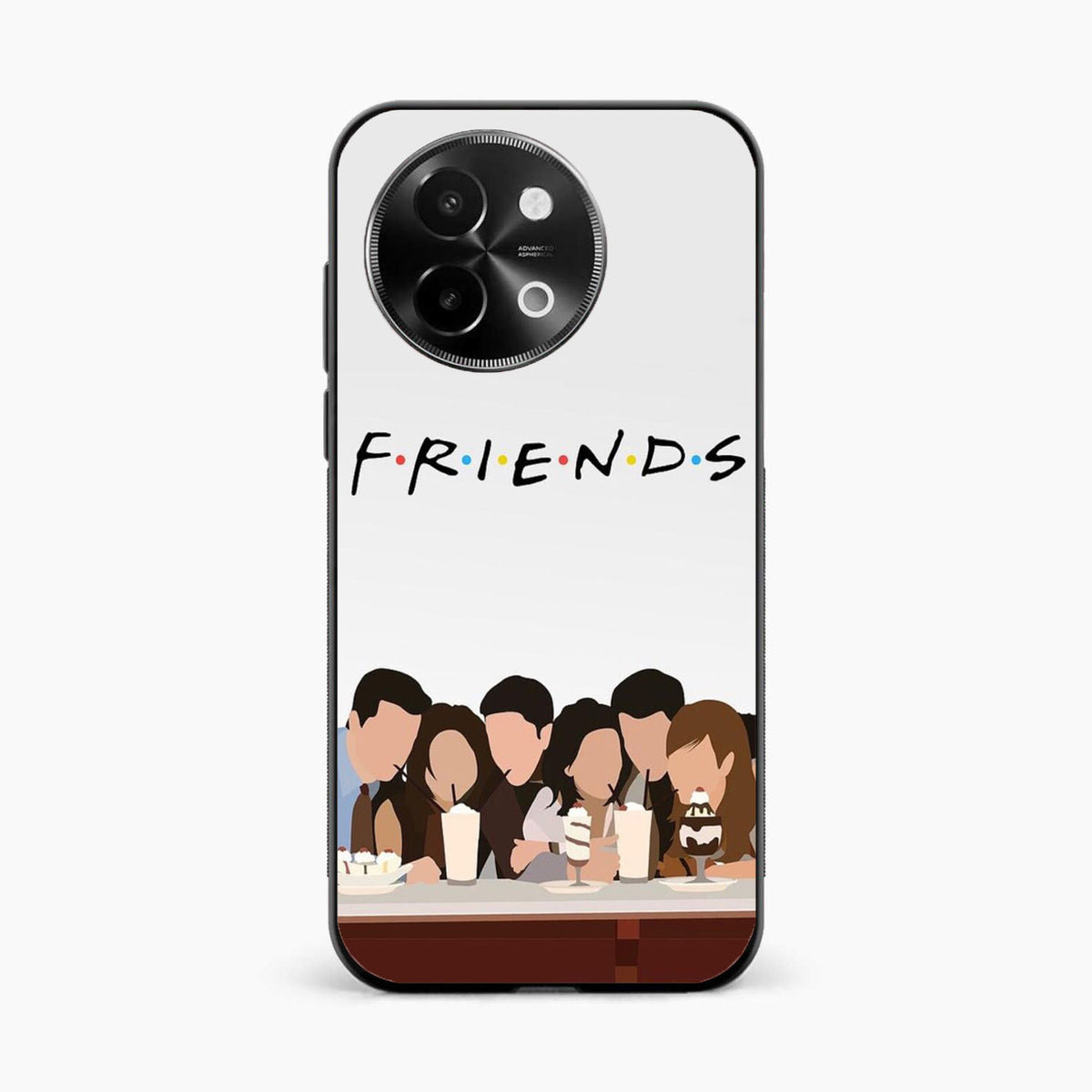 Friends Forever Vibes Vivo Y58 5G Back Cover