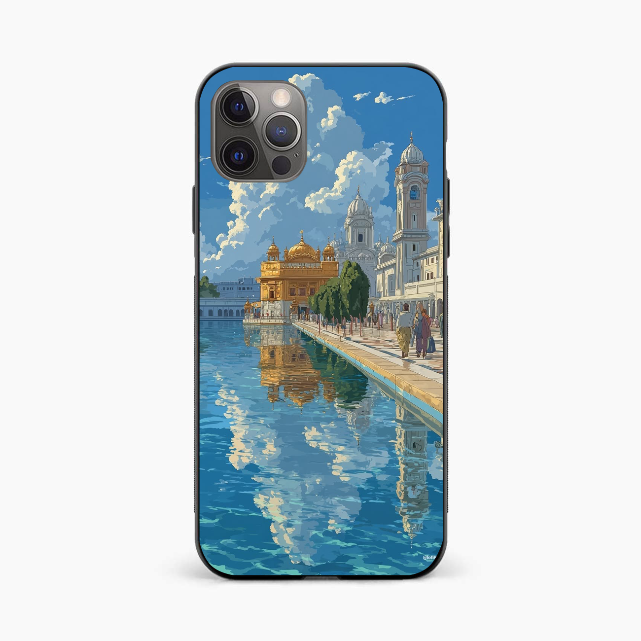 Golden Temple Peace & Faith iPhone 12 Pro Max Back Cover