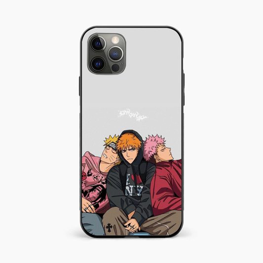 Ichigo x Naruto x Yuji 12 Pro Back Cover