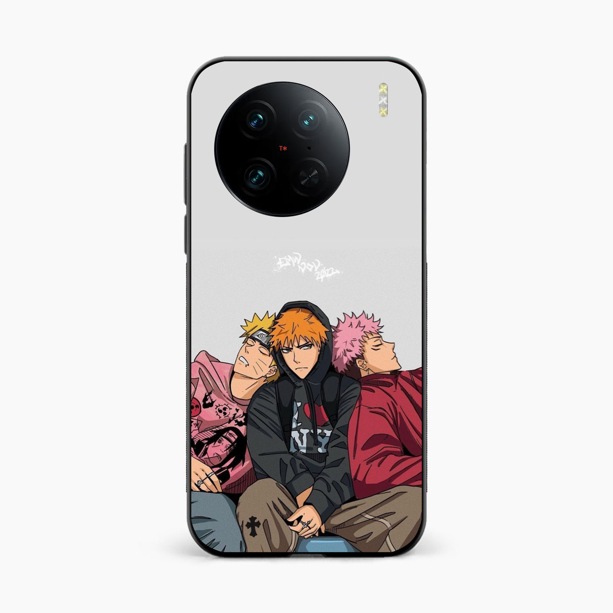 Ichigo x Naruto x Yuji Vivo X90 Back Cover