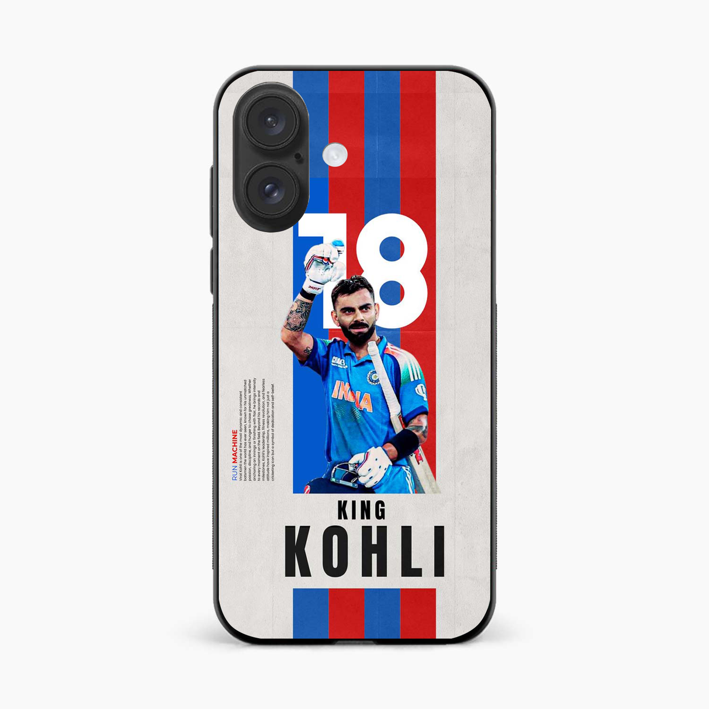 King Kohli Iphone 16 Plus Back Cover