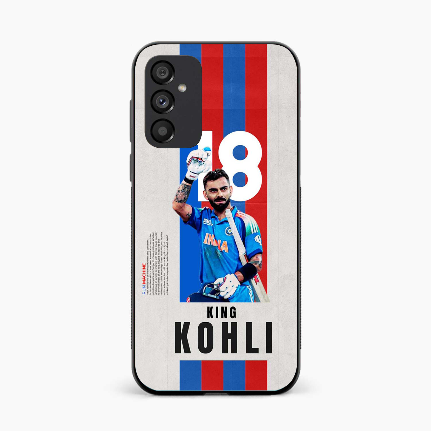 King Kohli Samsung M55 Back Cover