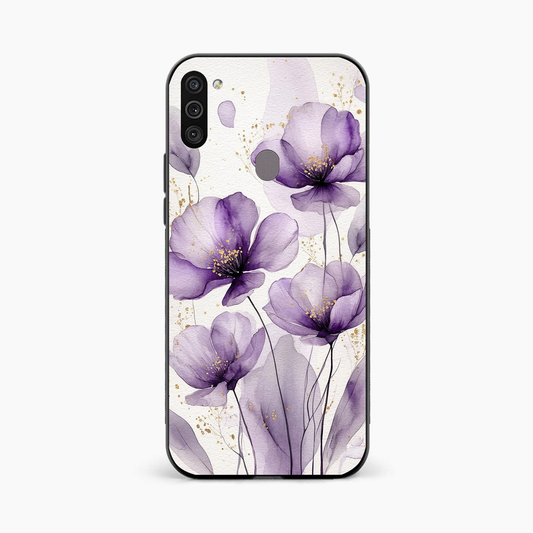 Lavender Bloom Elegance Samsung A11 Back Cover