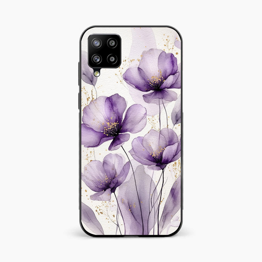 Lavender Bloom Elegance Samsung A12 Nacho Back Cover