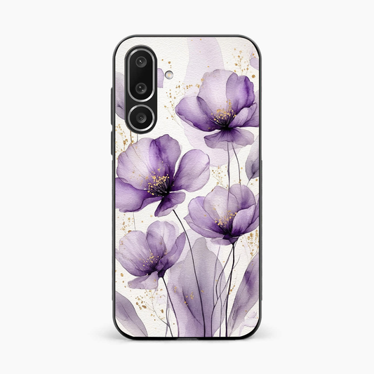 Lavender Bloom Elegance Samsung M56 Back Cover