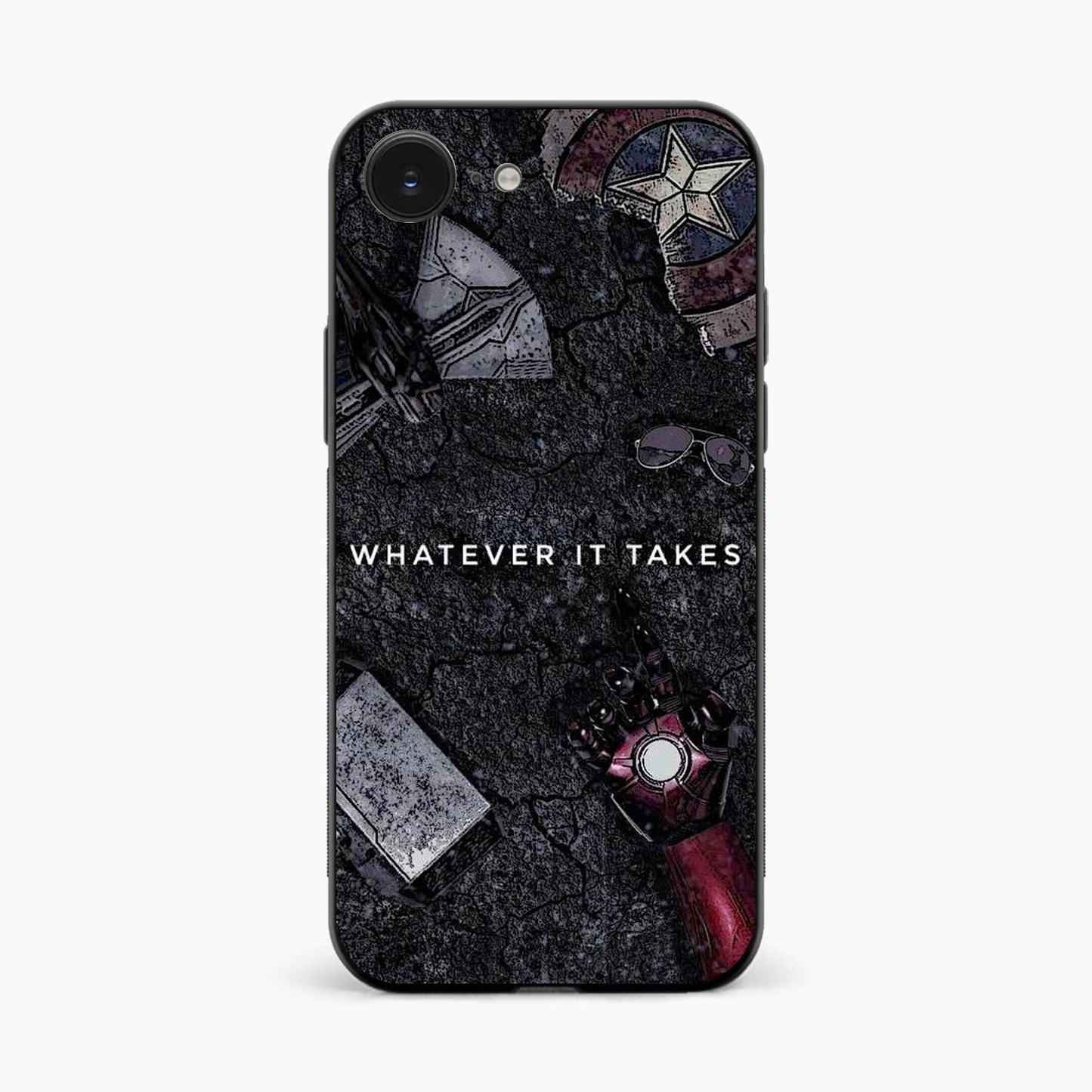 Marvel Inspired Dark Iphone 16e Back Cover