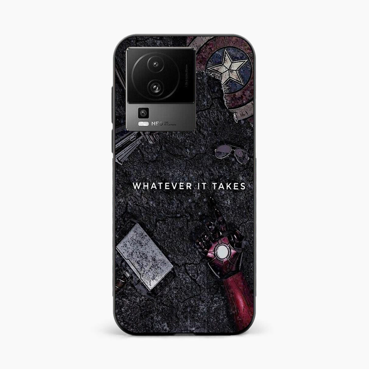 Marvel Inspired Dark Iqoo Neo 7 Pro 5G Back Cover