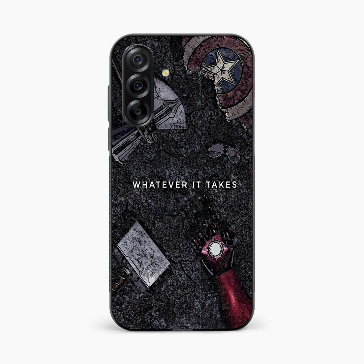 Marvel Inspired Dark Samsung A36 Back Cover