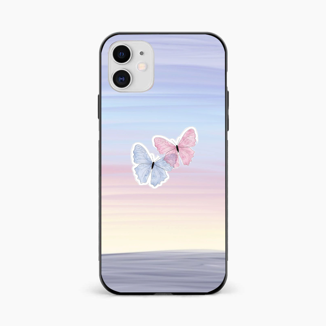 Minimal Butterfly iPhone 12 Back Cover
