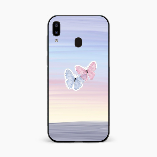 Minimal Butterfly Samsung A20 Back Cover
