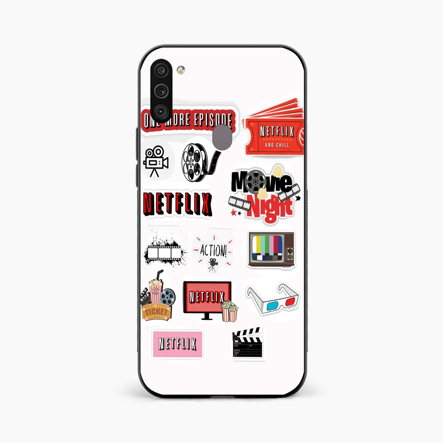 Movie Lover Samsung A11 Aesthetic Back Cover