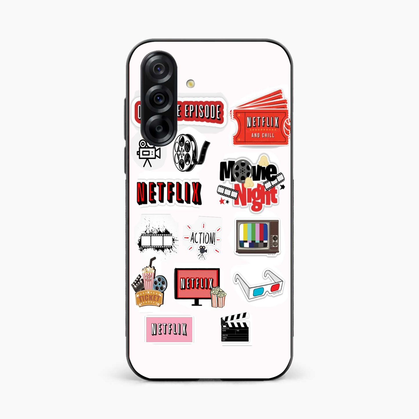 Movie Lover Samsung A36 Aesthetic Back Cover