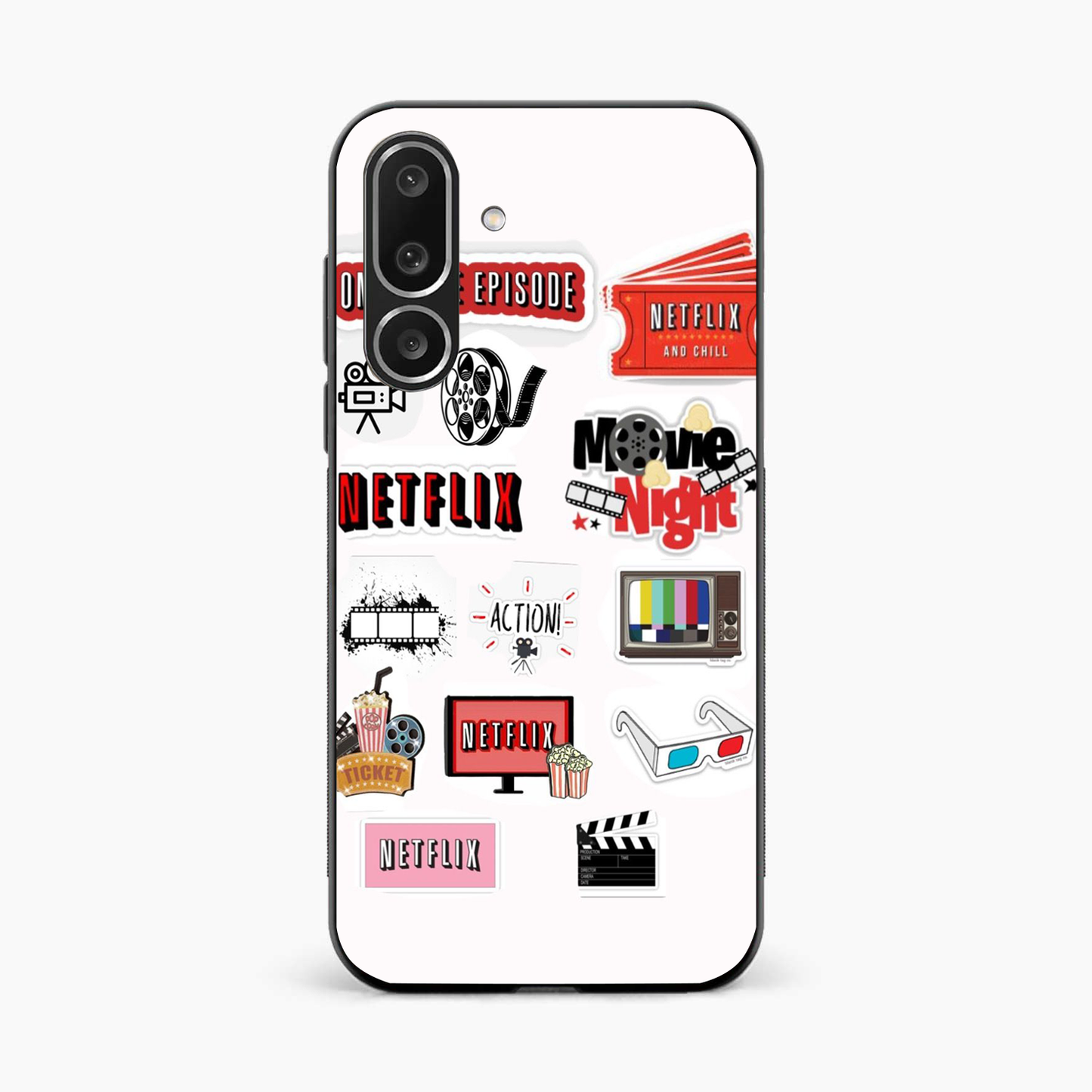 Movie Lover Samsung M36 Aesthetic Back Cover