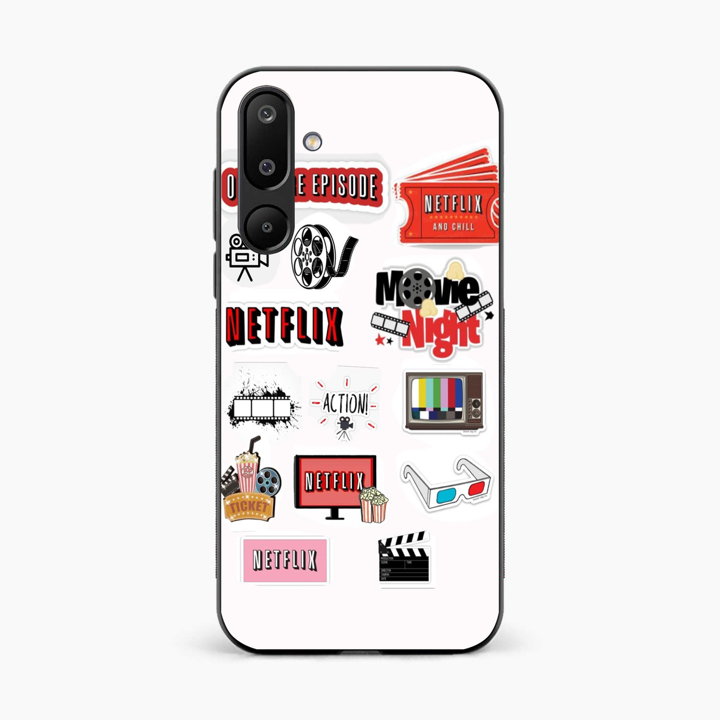 Movie Lover Samsung M16 Aesthetic Back Cover