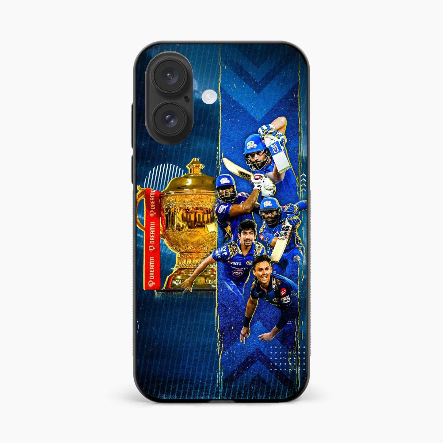 Mumbai Indians Champions Edition Iphone 16 Back Cover
