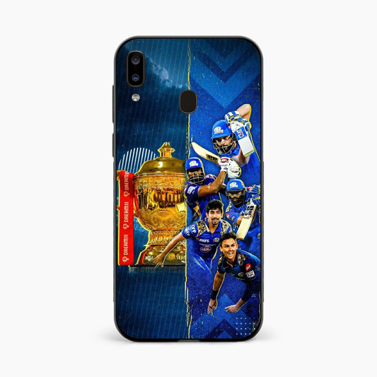 Mumbai Indians Champions Edition Samsung A20 Back Cover
