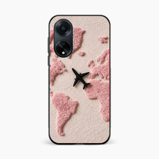 Pink Travel Mood Oppo F23 Back Cover