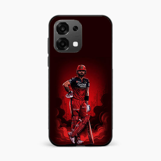 King Kohli Red Art Oppo F31 5g Back Covers