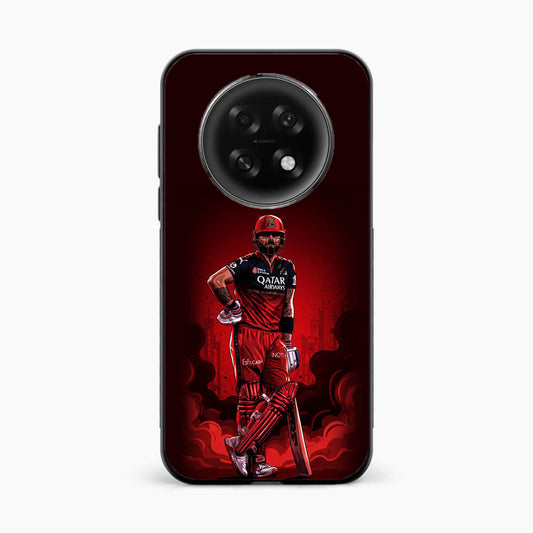 King Kohli Red Art Oppo F31 Pro Plus 5g Back Covers