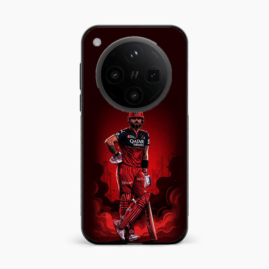 King Kohli Red Art Oppo Find X8 Pro 5G Back Cover