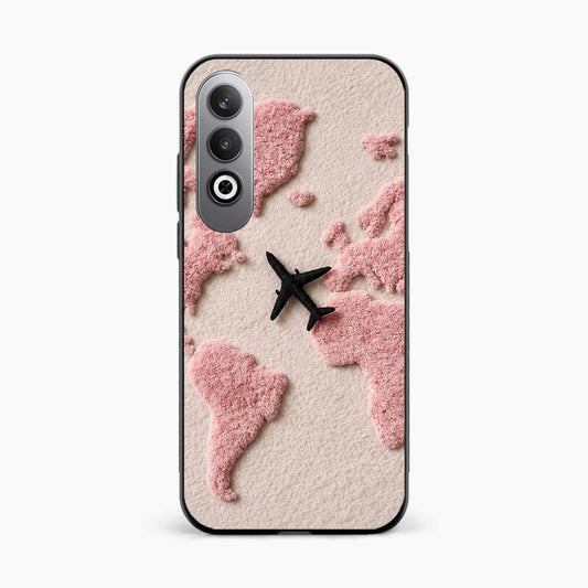 Pink Travel Mood Oppo K12x 5G Back Cover