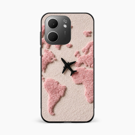 Pink Travel Mood Oppo A5x 5G Back Cover