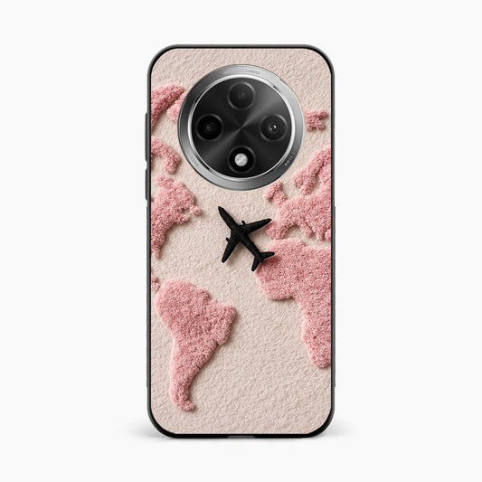 Pink Travel Mood Oppo F27 Pro Plus 5G Back Cover