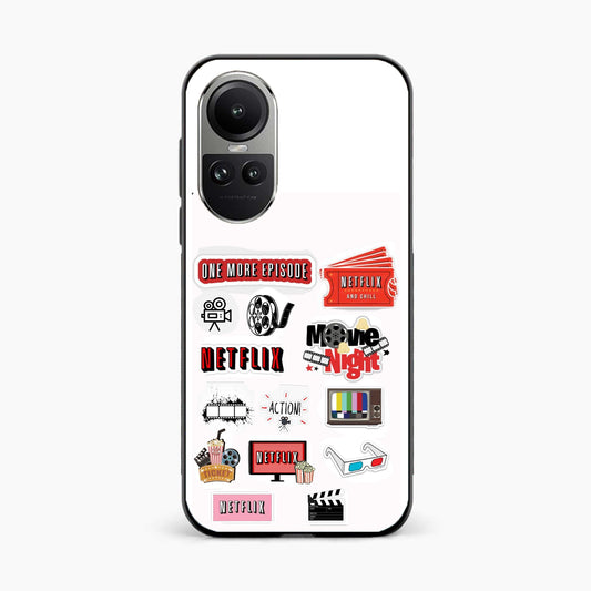 Movie Lover Oppo Reno 10 Aesthetic Back Cover