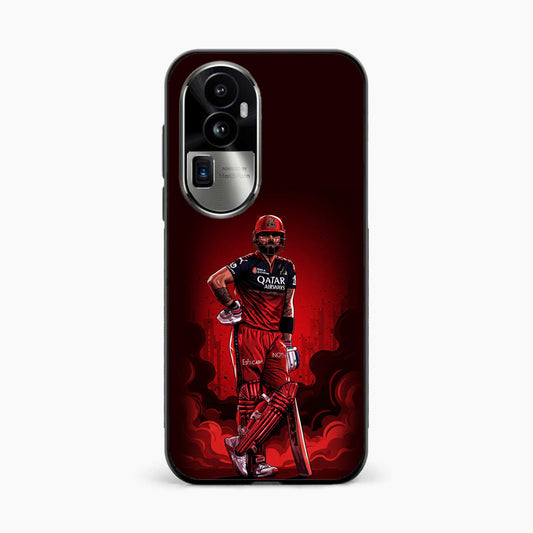 King Kohli Red Art Oppo Reno 10 Pro Plus 5G Back Cover