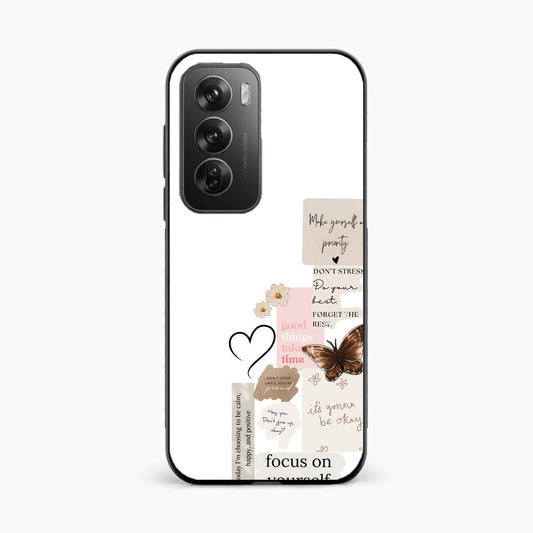 Soft Life Energy Oppo Reno 12 5G Back Cover