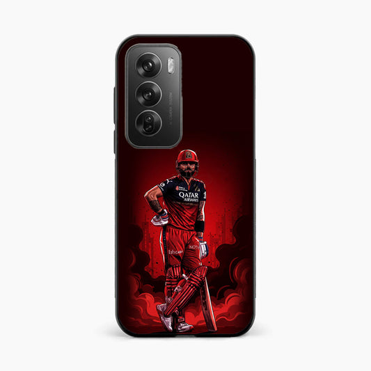 King Kohli Red Art Oppo Reno 12 Pro 5G Back Cover