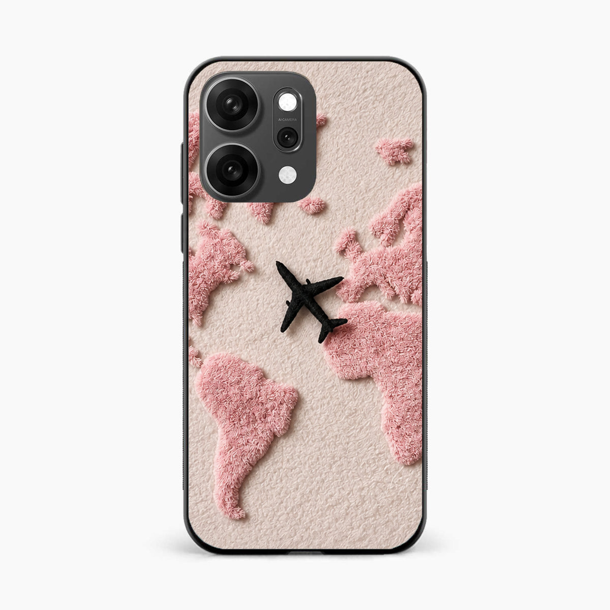 Pink Travel Mood Oppo Reno 14 Pro 5G Back Cover