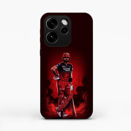 King Kohli Red Art Oppo Reno 15 Pro 5G Back Cover