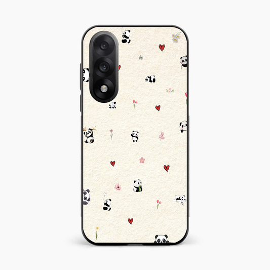 Panda Hearts & Flowers OnePlus Nord 5 5G Back Cover