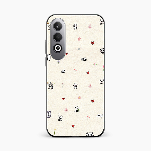 Panda Hearts & Flowers OnePlus Nord CE 4 Back Cover