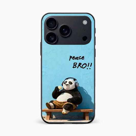 Peace Bro Panda Iphone 17 Pro Back Cover