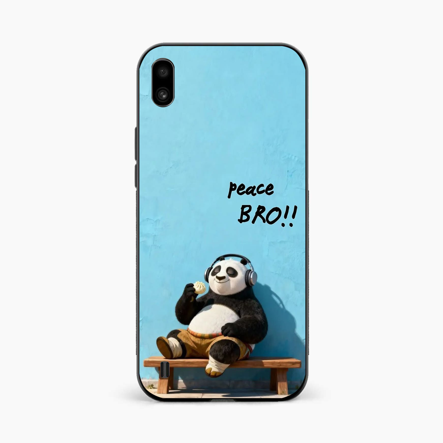 Peace Bro Panda Samsung A10 Back Cover