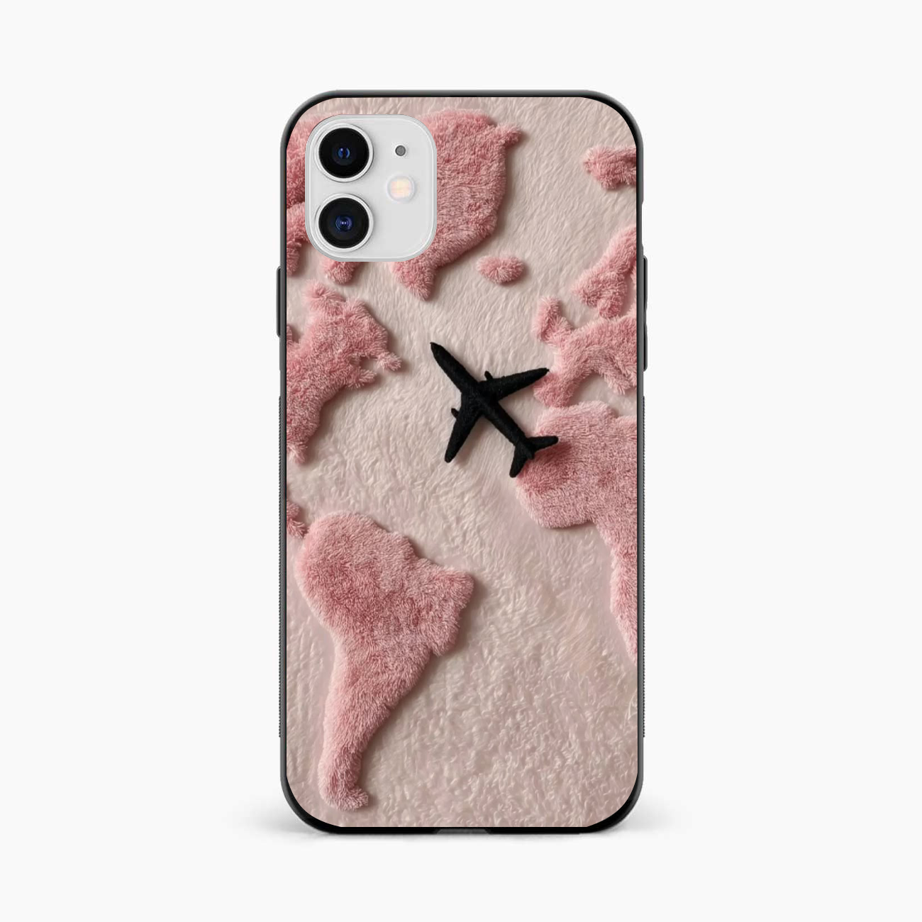 Pink Travel Mood iPhone 12 Back Cover