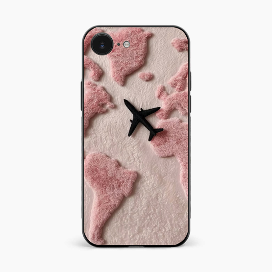 Pink Travel Mood Iphone 16e Back Cover
