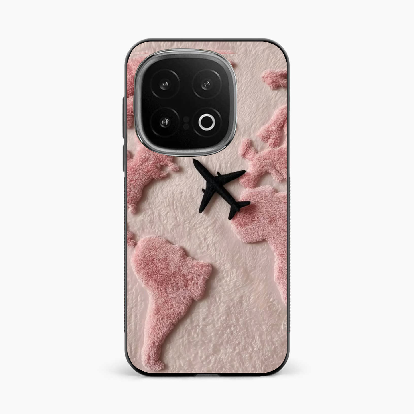 Pink Travel Mood Iqoo 13 5G Back Cover
