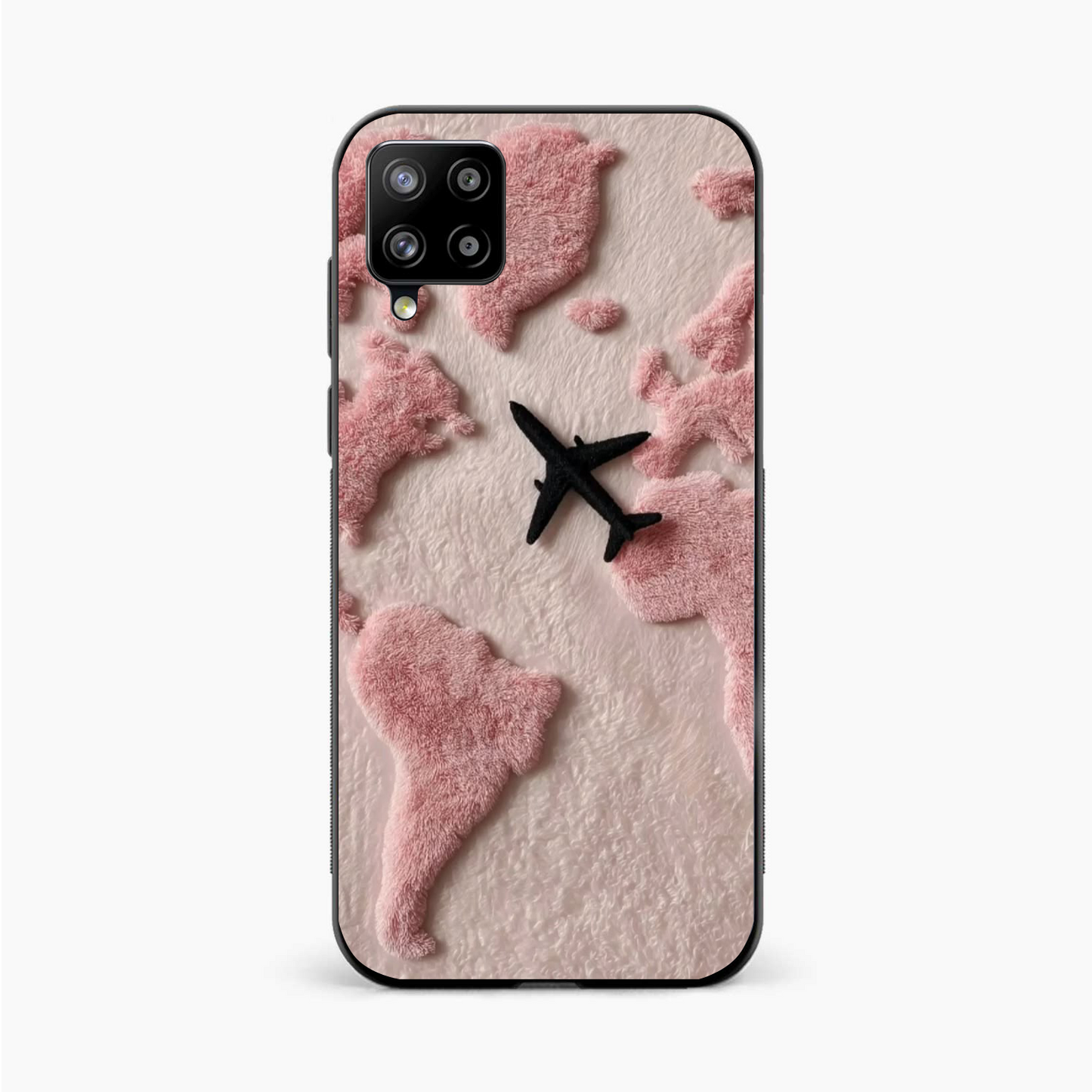 Pink Travel Mood Samsung A12 Back Cover