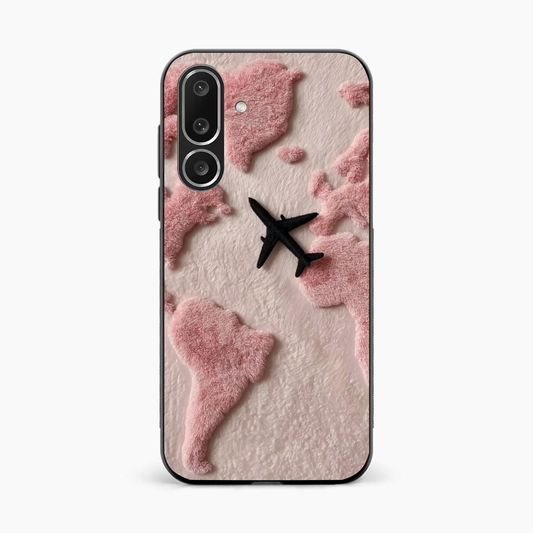 Pink Travel Mood Samsung M36 Back Cover