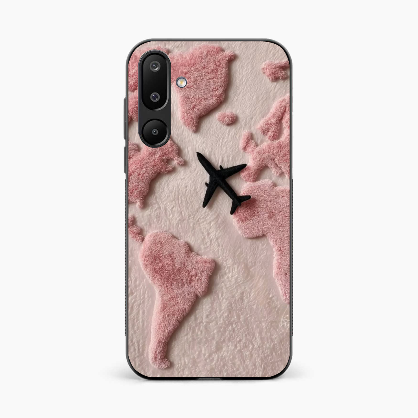 Pink Travel Mood Samsung M16 Back Cover