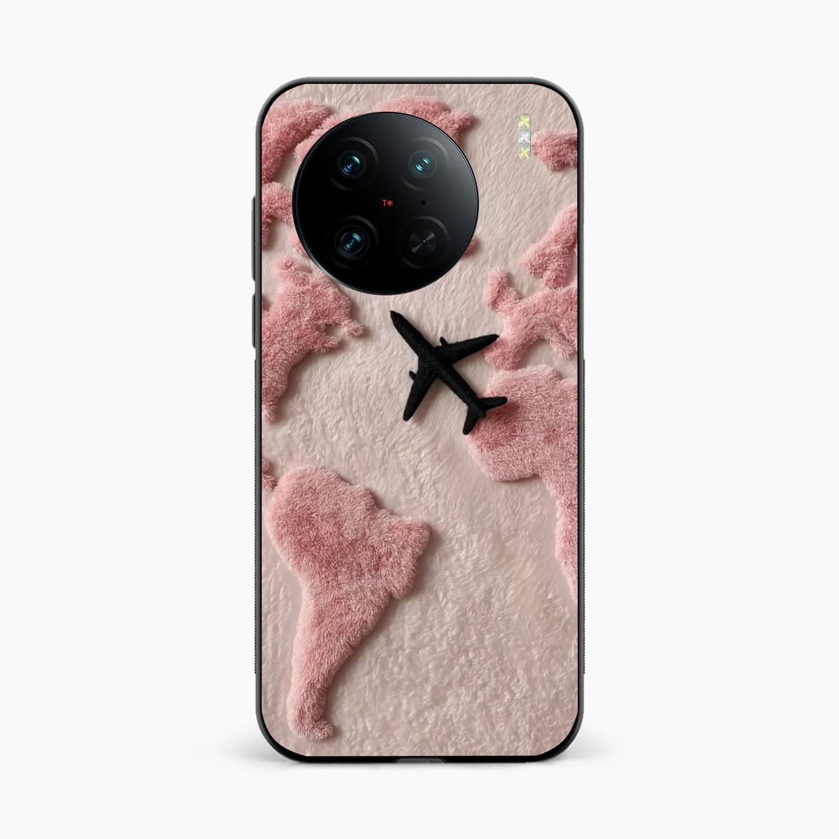 Pink Travel Mood Vivo X90 Pro Back Cover