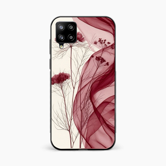 Red Floral Dream Samsung A12 Nacho Back Cover